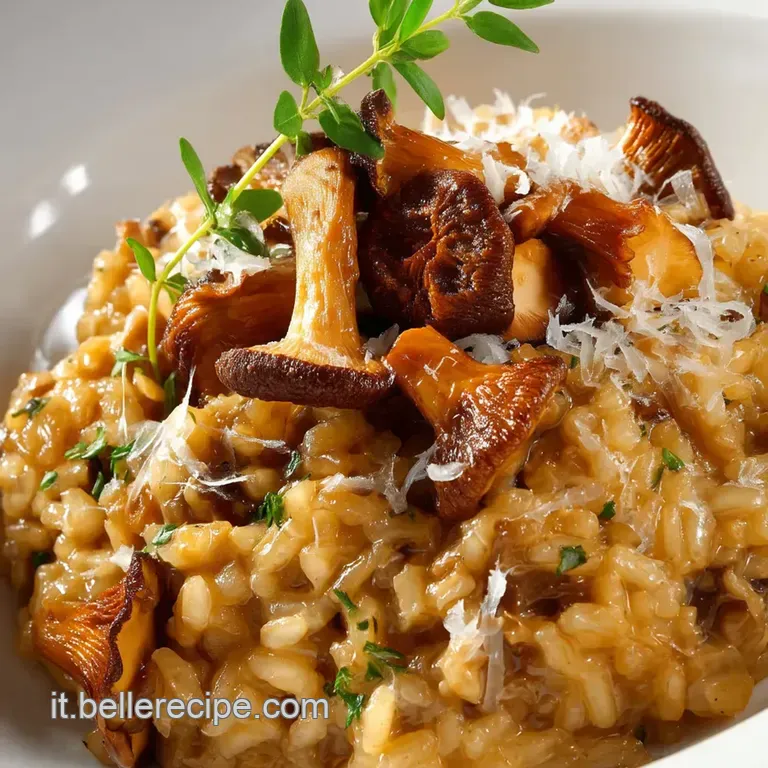 Risotto Ai Funghi Porcini presentation