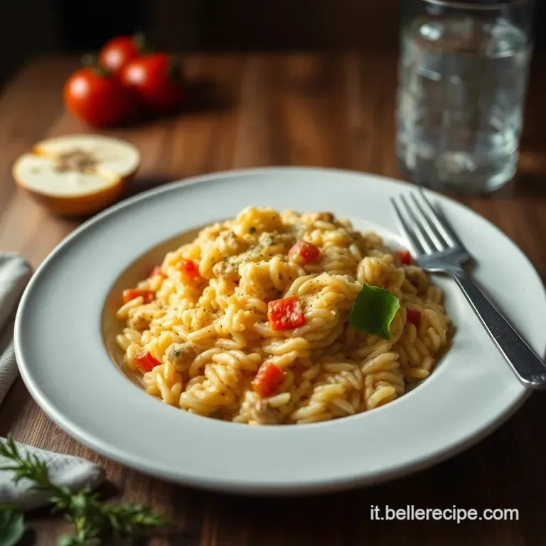 Risotto Alla Barbabietola Sinfonia Cremosa Di Sapore presentation