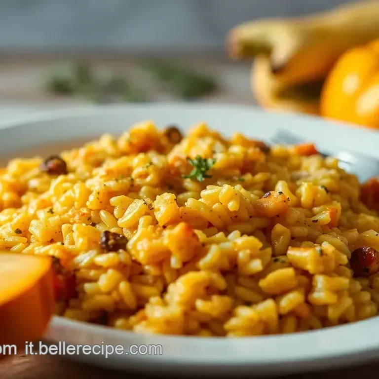 Risotto alla Zucca Amaretti e Rosmarino