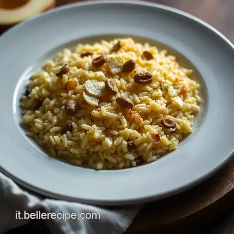 Risotto Burro Alici E Peperoni Cruschi presentation