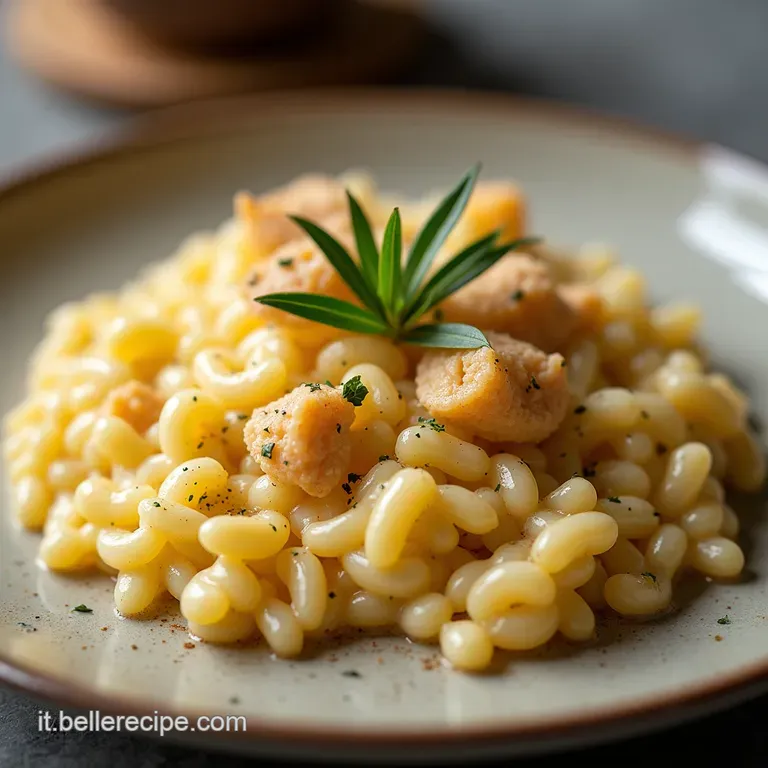 Risotto Cremoso ai Fichi Freschi Profumo di Rosmarino e Scaglie Croccanti di Noci