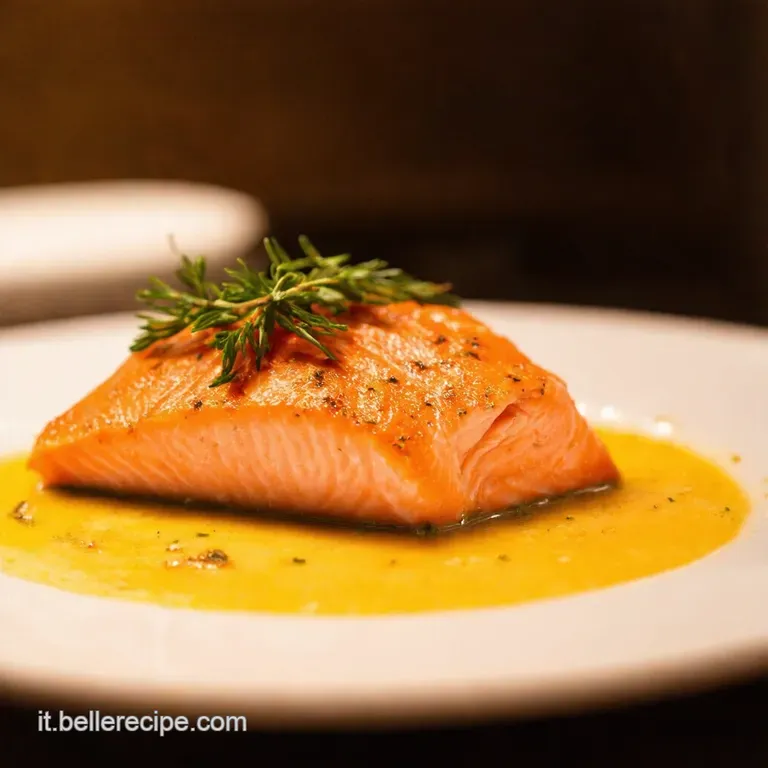 Salmone Al Forno Con Limone E Erbe Aromatiche presentation