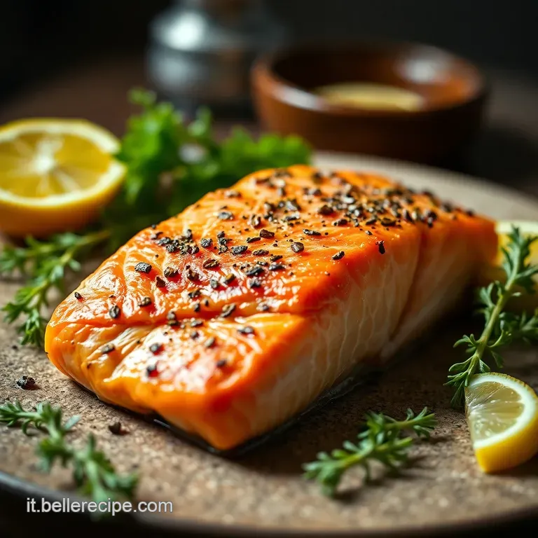 Salmone al Forno con Limone e Erbe Aromatiche