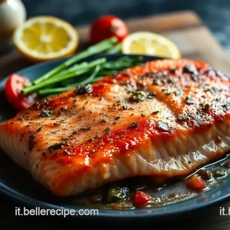Salmone al Forno Profumato al Limone e Finocchietto