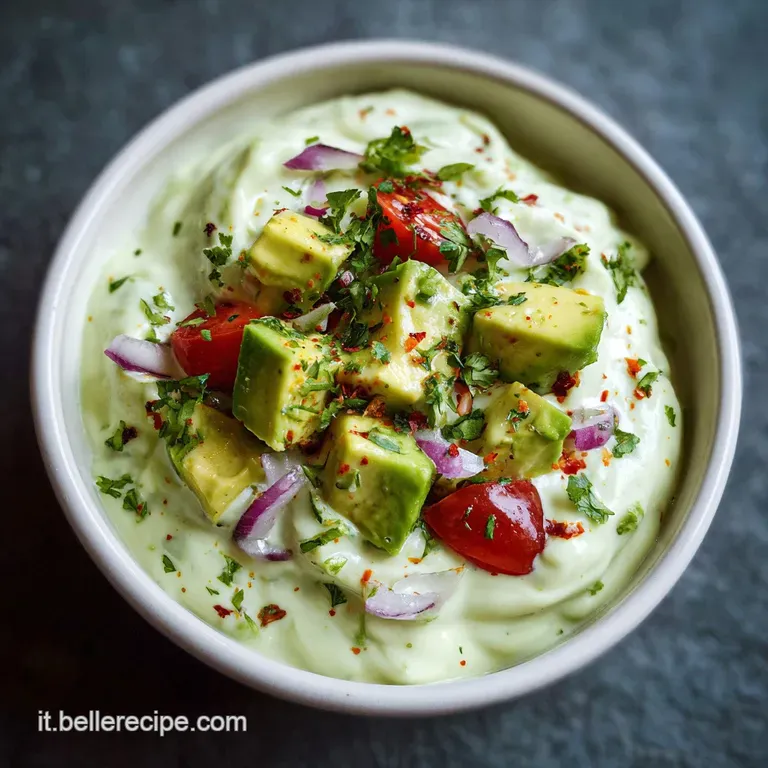 Salsa Avocado e Yogurt: Crema Setosa
