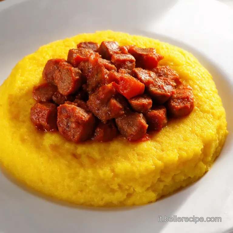 Salsiccia con Polenta Un Classico Italiano Ricco di Sapore