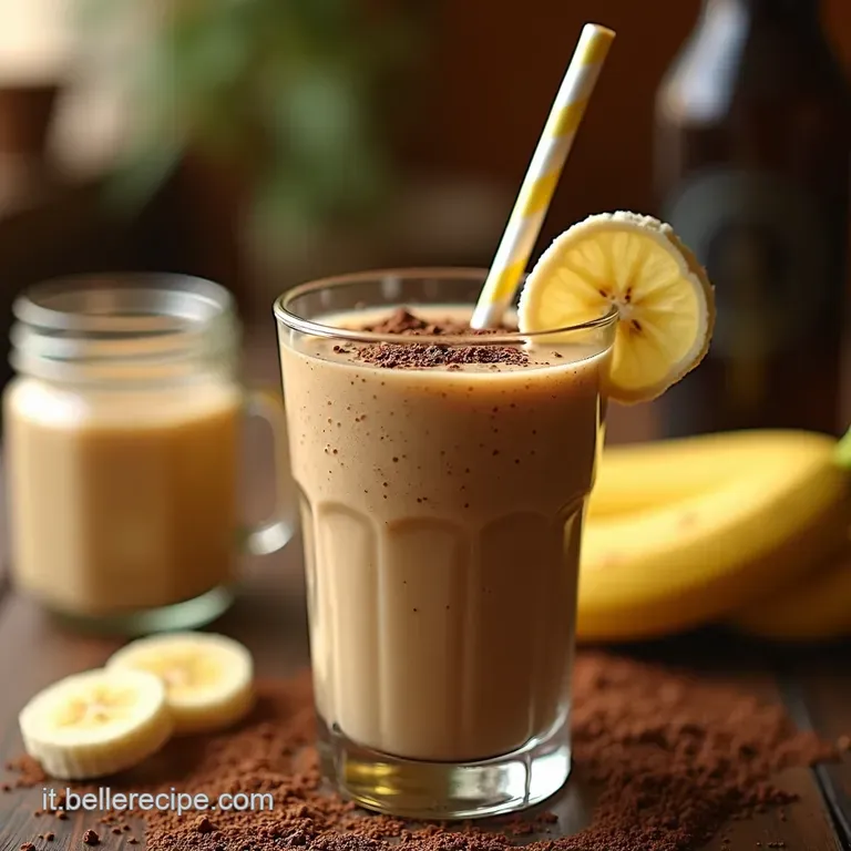 Smoothie Alla Banana Caff&egrave; E Vaniglia presentation