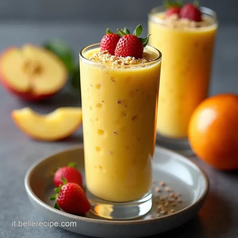 Smoothie di Mela Miele e Cannella