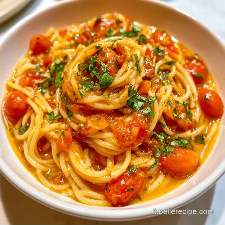 Spaghetti Acqua Pomodoro con Pomodori San Marzano