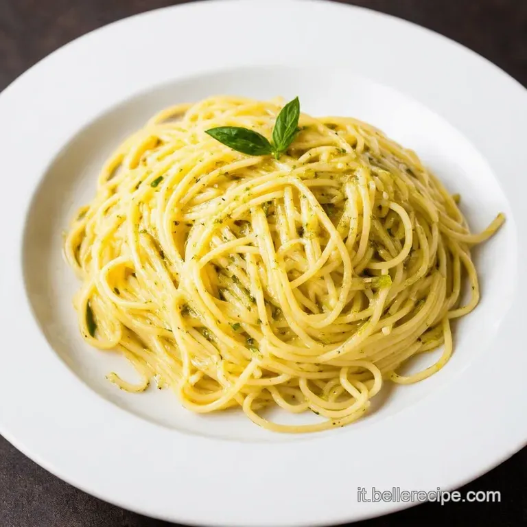 Spaghetti Aglio Olio e Peperoncino al Limone