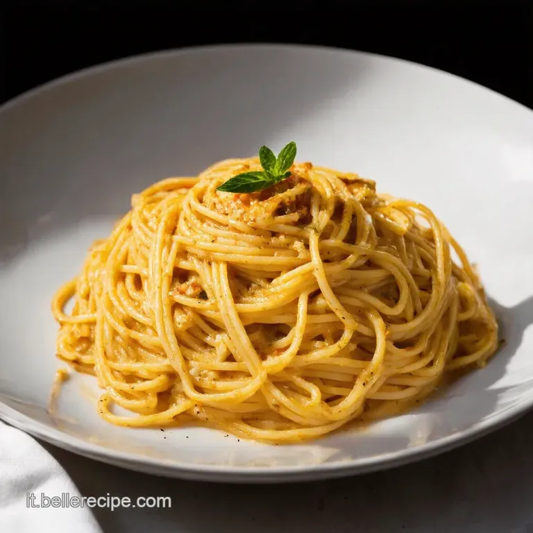 Spaghetti alle Mazzancolle alla Rosetta