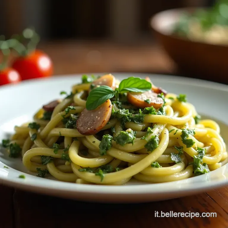 Sp&auml;tzle Verdi Al Guanciale Croccante Un Matrimonio Perfetto Tra Alpi E Tradizione Romana presentation