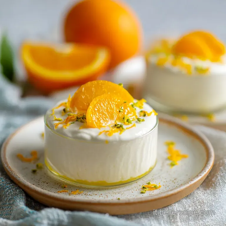 Spuma di Ricotta all Arancia Vellutata