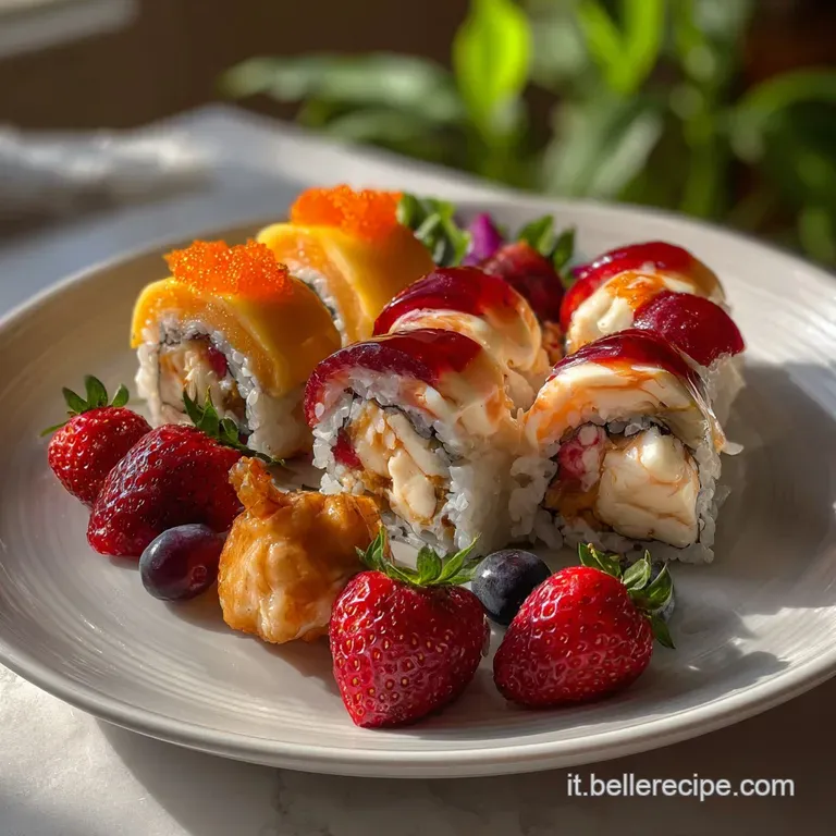 Sushi di Frutta: LIdea Scenografica Veloce