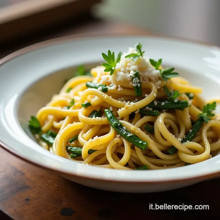 Tagliolini Freschi al Burro Aromatizzato alle Erbe Fini e Perla di Caviale