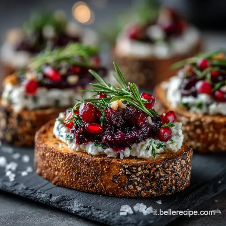 Tartine natalizie: Lantipasto stellare per le feste