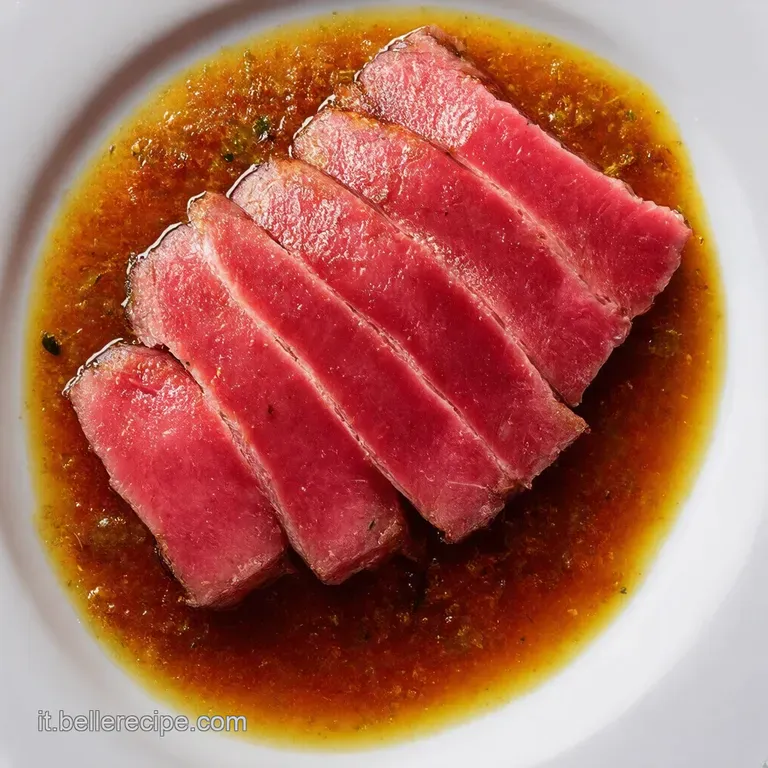 Tataki di Tonno con Salsa Ponzu e Sesamo