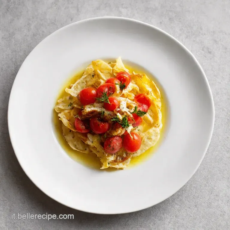 Torretta di Melanzane e Mozzarella Pesto e Pomodorini