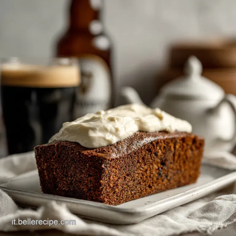 Torta alla Guinness: Un Tesoro Irlandese