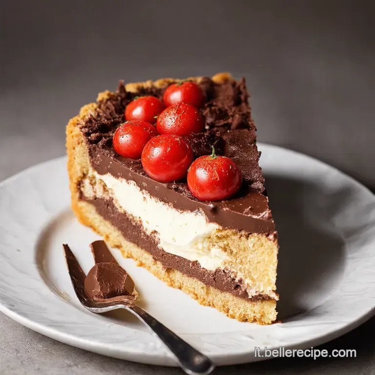 Torta Caprese Moderna al Cioccolato Fondente