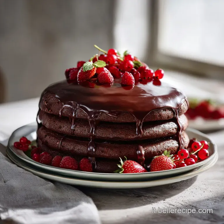 Torta Di Compleanno Elegante: Soffice al Cacao