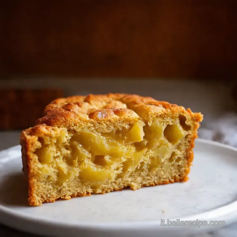 Torta Di Mele Sofficissima presentation