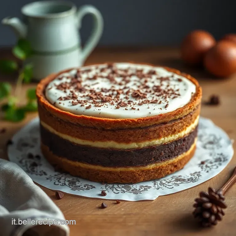 Torta Di Ricotta E Cioccolato Senza Uova presentation
