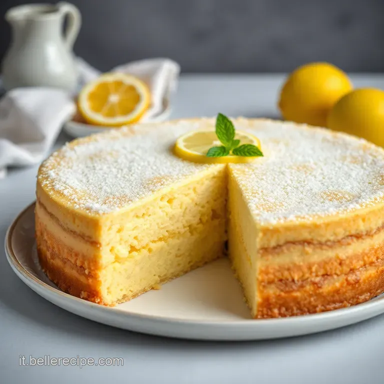 Torta Di Riso Al Limone &ndash; Senza Glutine presentation