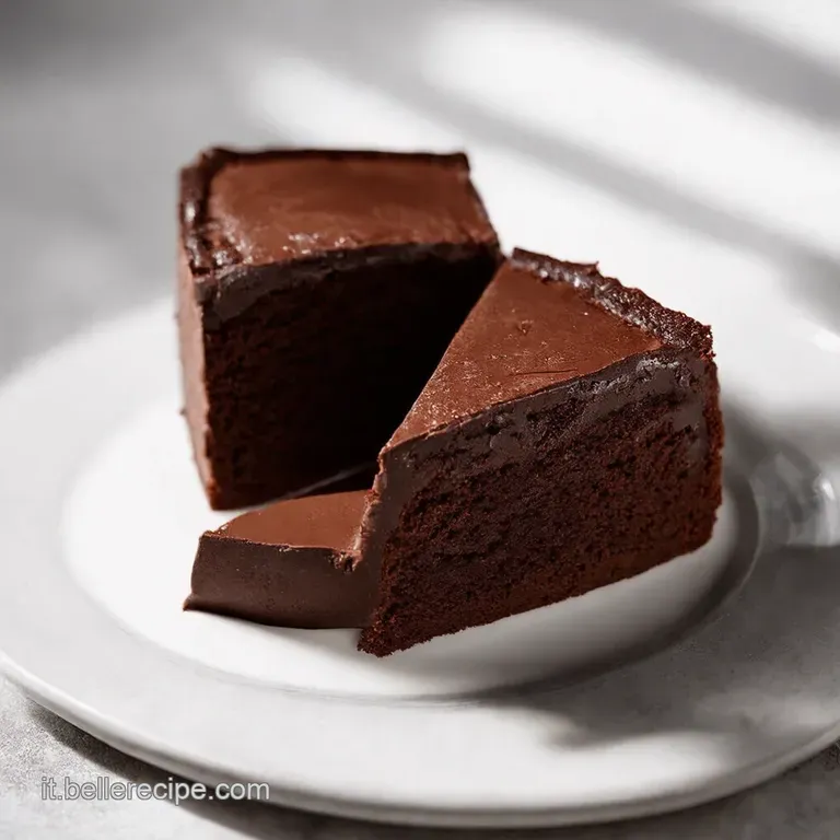 Torta Magica al Cioccolato 3 Ingredienti