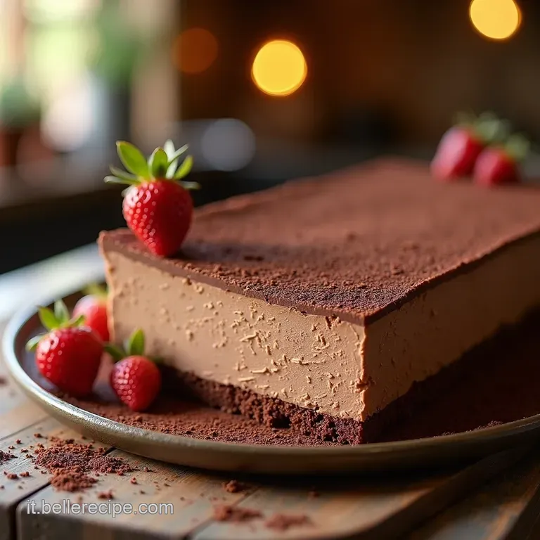 Torta Mousse Al Cioccolato Intensa Unopera Darte Pasticciera presentation