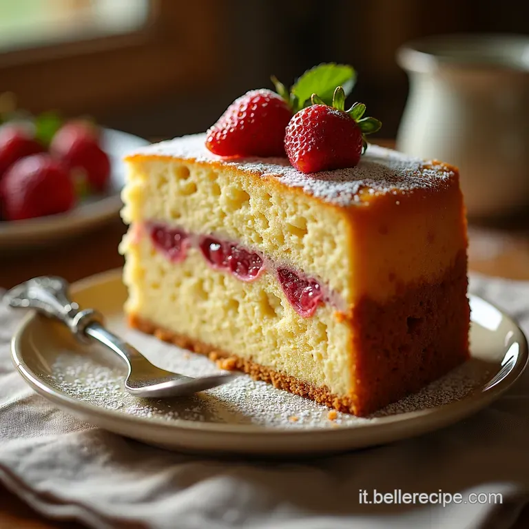 Torta Nuvola Al Caff&egrave; presentation