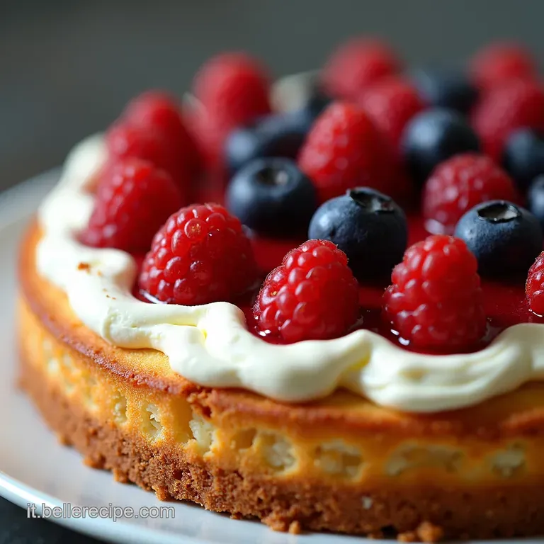 Torta Paradiso di Ricotta e Frutti Rossi Un Sogno Senza Forno