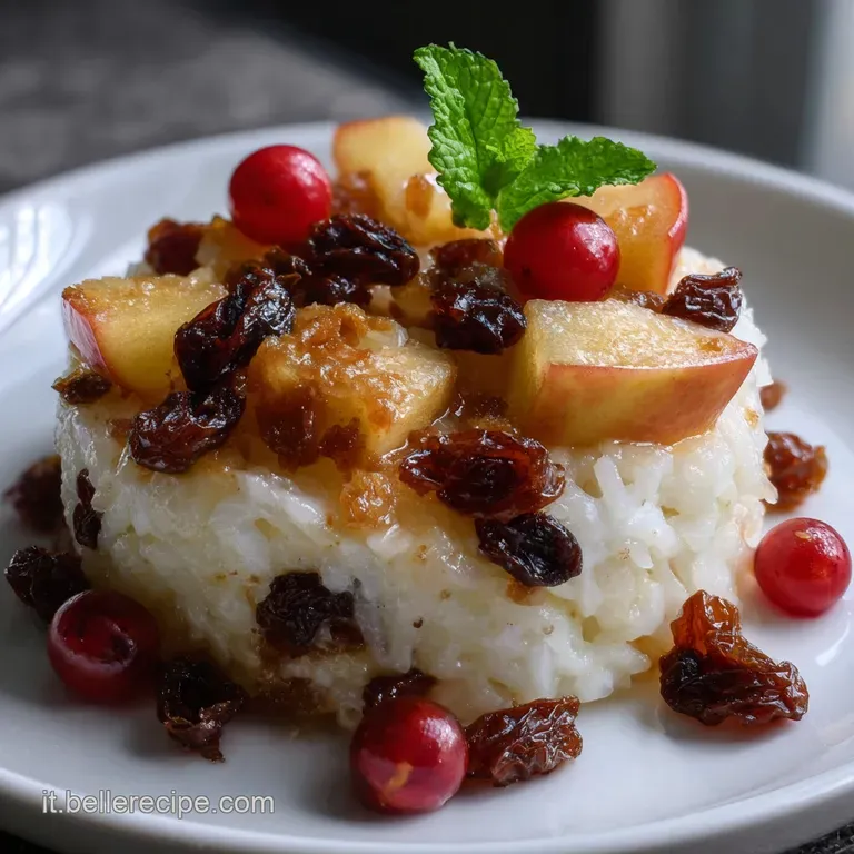 Torta di Riso con Mele e: Il Dessert Cremoso