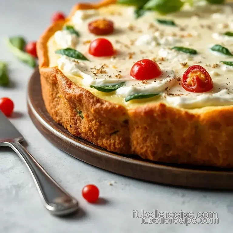 Torta Rustica Di Ricotta E Spinaci: Un Classico Italiano presentation