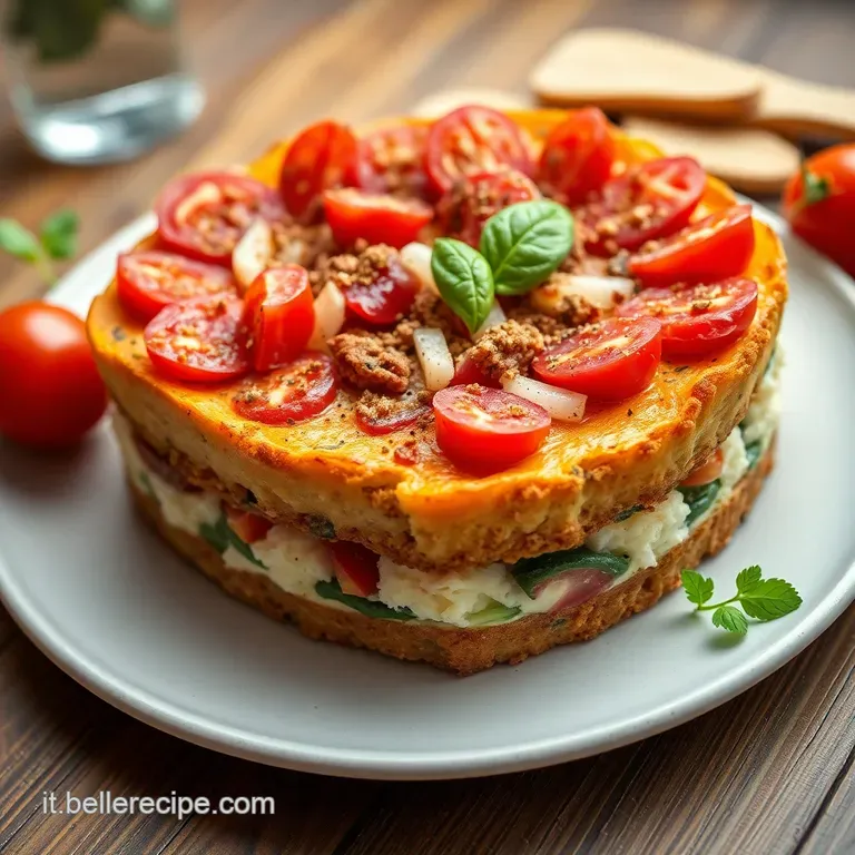 Torta Salata Ricotta E Spinaci: La Gioia in Tavola presentation