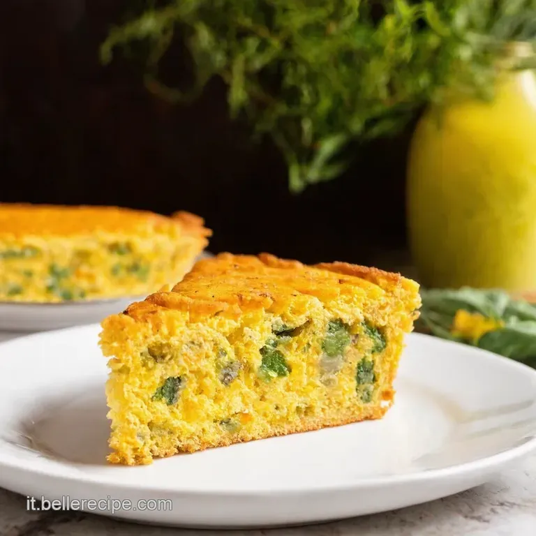 Torta Salata Sole Di Primavera Con Asparagi Ricotta E Prosciutto Croccante presentation