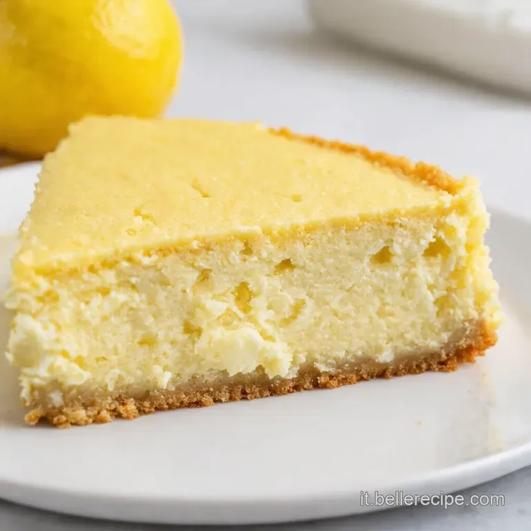 Torta Sprint al Limone e Ricotta