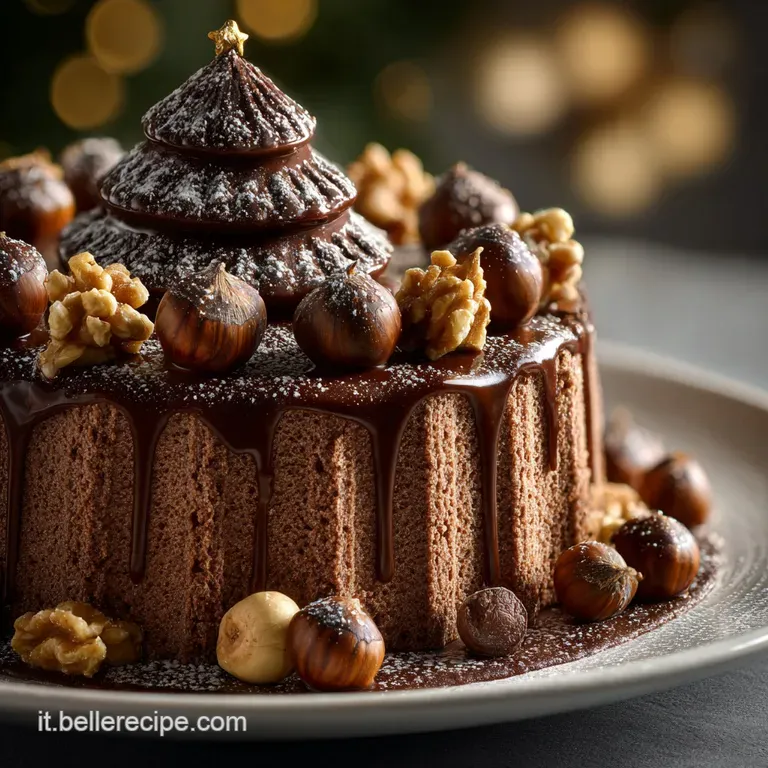 Torta Tronco Albero Di Natale: La Ricetta Rustica Con Nocciola E Cioccolato presentation