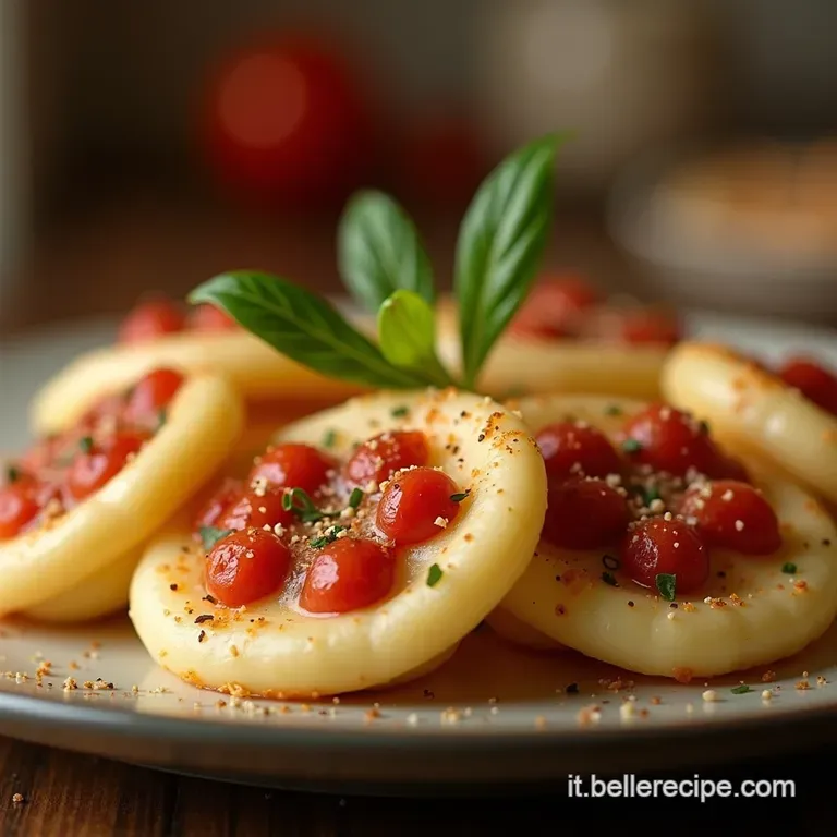 Uccelletti Scappati Salsiccia E Formaggio Avvolti in Una Croccantezza Dorata presentation