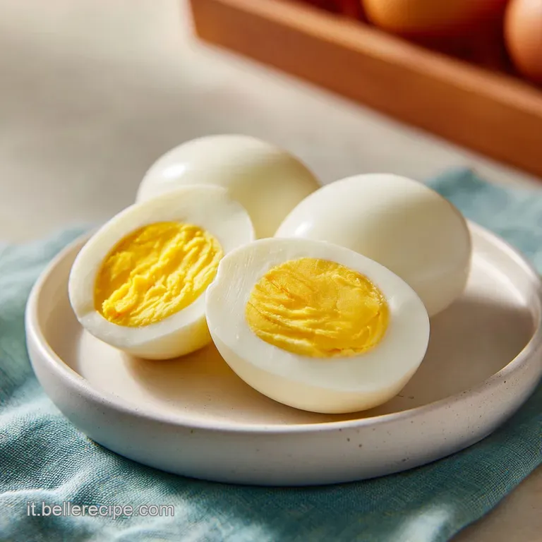 A precisely cooked egg, artfully placed with a sprinkle of sea salt and black pepper.