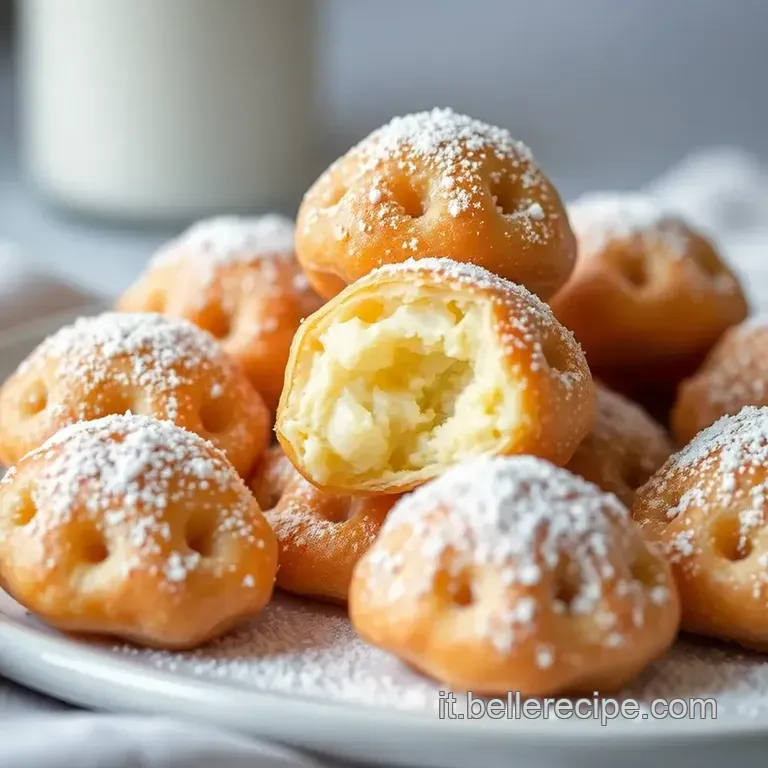 Zeppole Napoletane Perfette presentation
