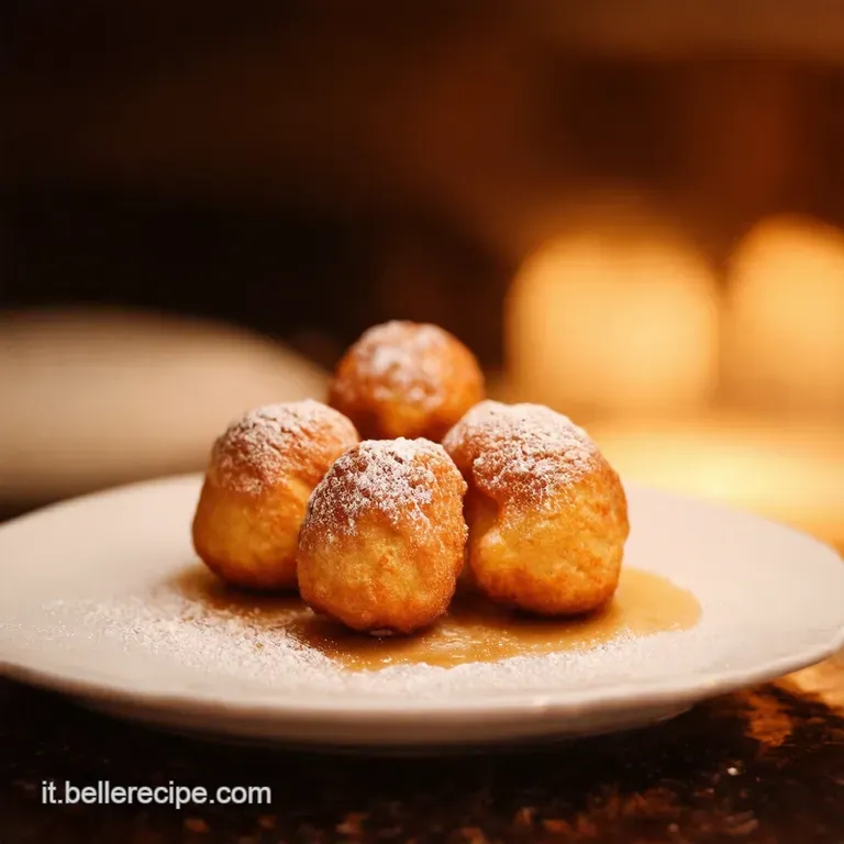 Zeppole Napoletane presentation