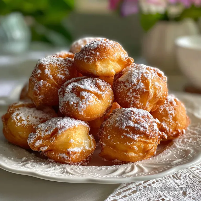 Zeppole di San Giuseppe Fritte: Bign&egrave; Gonfi e Profumati