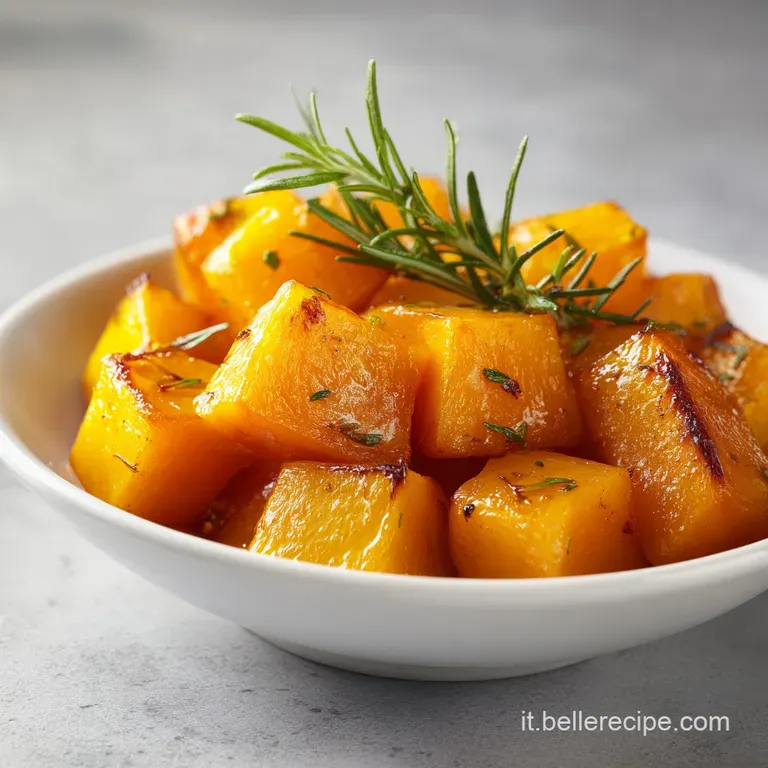 Ricetta di Zucca al Forno con Rosmarino: Dorata e Morbida