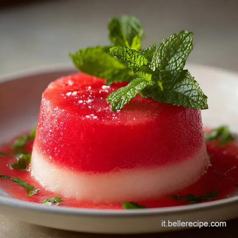 Zuccotto di Anguria Estivo Senza Cottura