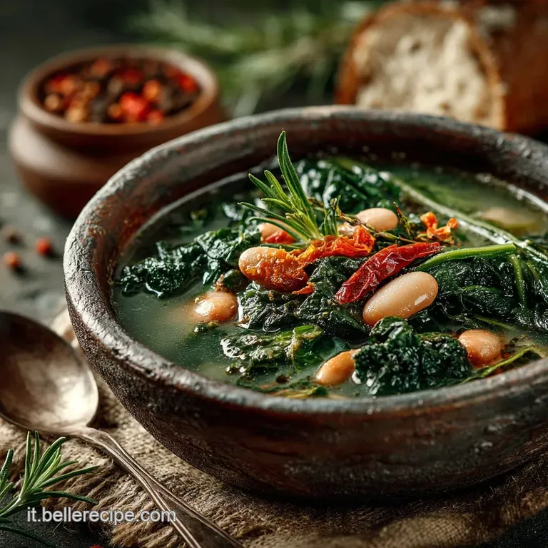 Zuppe Invernali: Tesoro Rustico di Cavolo Nero e Fagioli